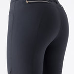 Equiline Ash "Black Triangle" Women's Riding Breeches - Navy - Equiline - Equiluxe Tack