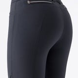 Equiline Ash "Black Triangle" Women's Riding Breeches - Navy - Equiline - Equiluxe Tack
