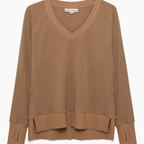Hannah Childs Asher Bamboo V Neck Sweatshirt