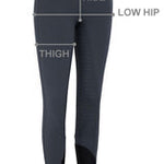 Equiline Ash "Black Triangle" Women's Riding Breeches - Navy - Equiline - Equiluxe Tack