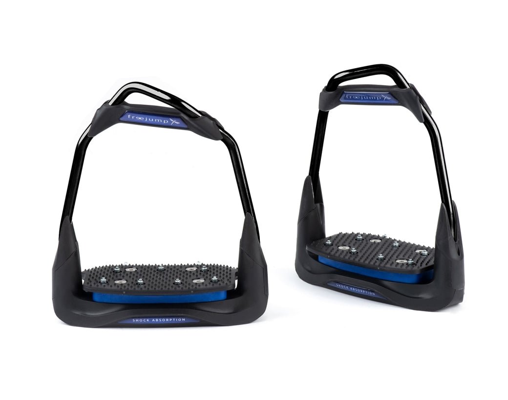 Air'S Full Black Stirrups - FreeJump - Equiluxe Tack