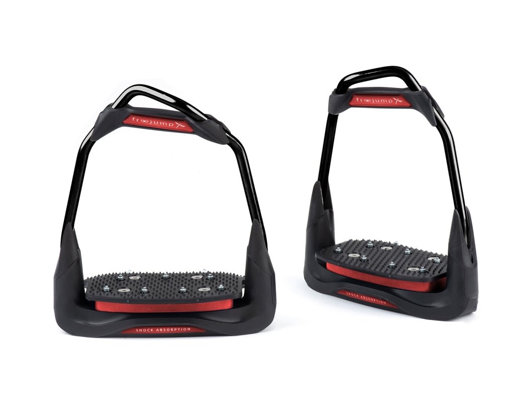 Air'S Full Black Stirrups - FreeJump - Equiluxe Tack