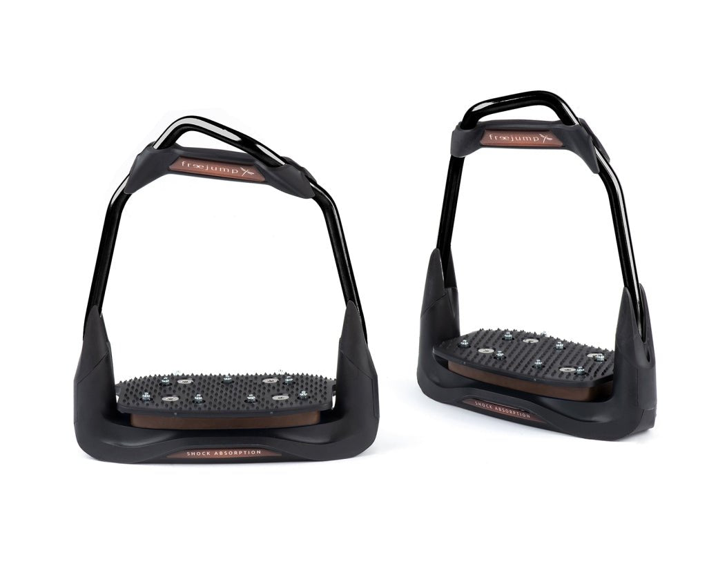 Air'S Full Black Stirrups - FreeJump - Equiluxe Tack