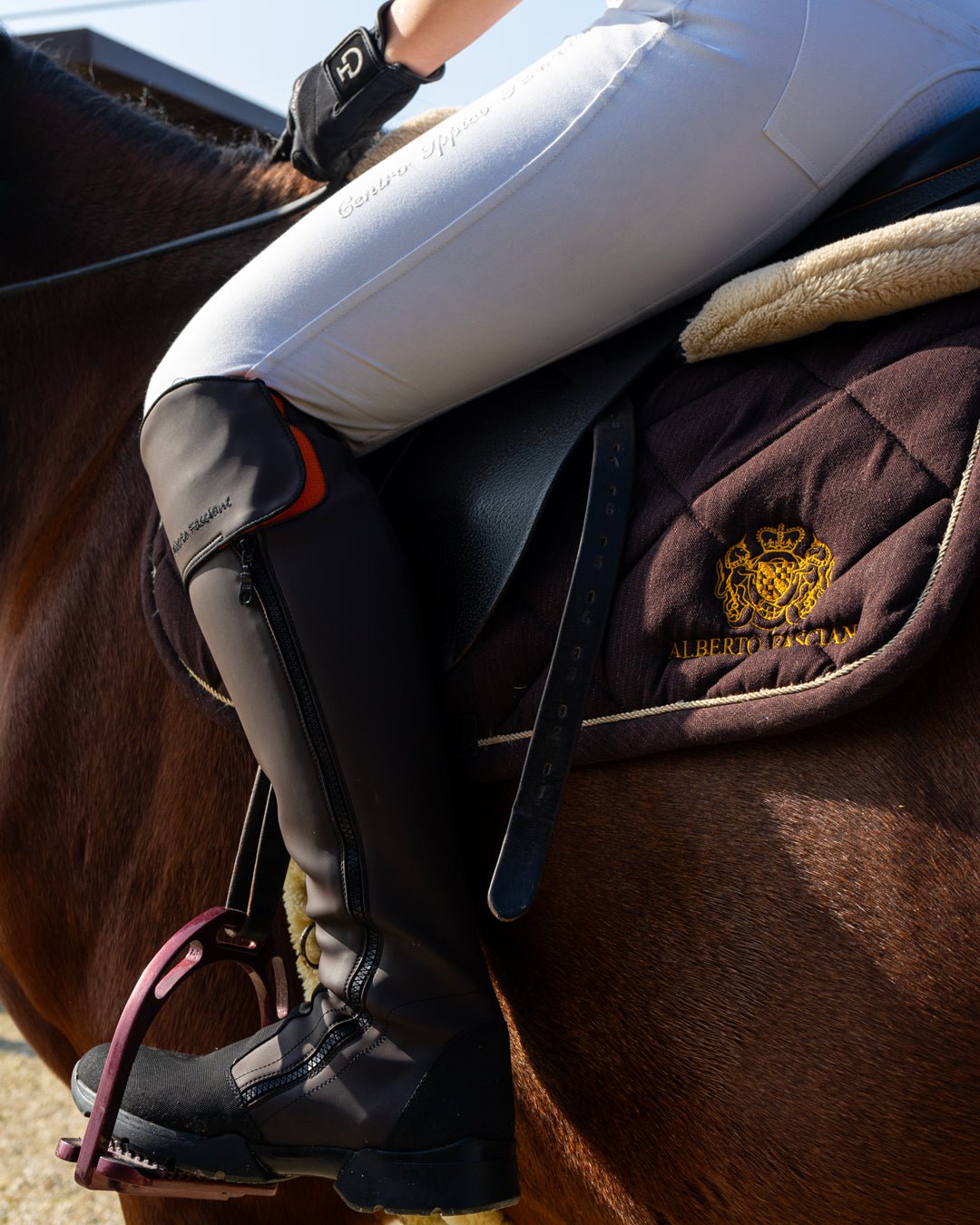 Alberto Fasciani CUSTO Vegan Brown Training Boots - Alberto Fasciani - Equiluxe Tack