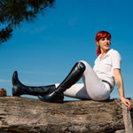 Alberto Fasciani Plaque Show Jumping Boots (Sizes 35 - 39) - Alberto Fasciani - Equiluxe Tack