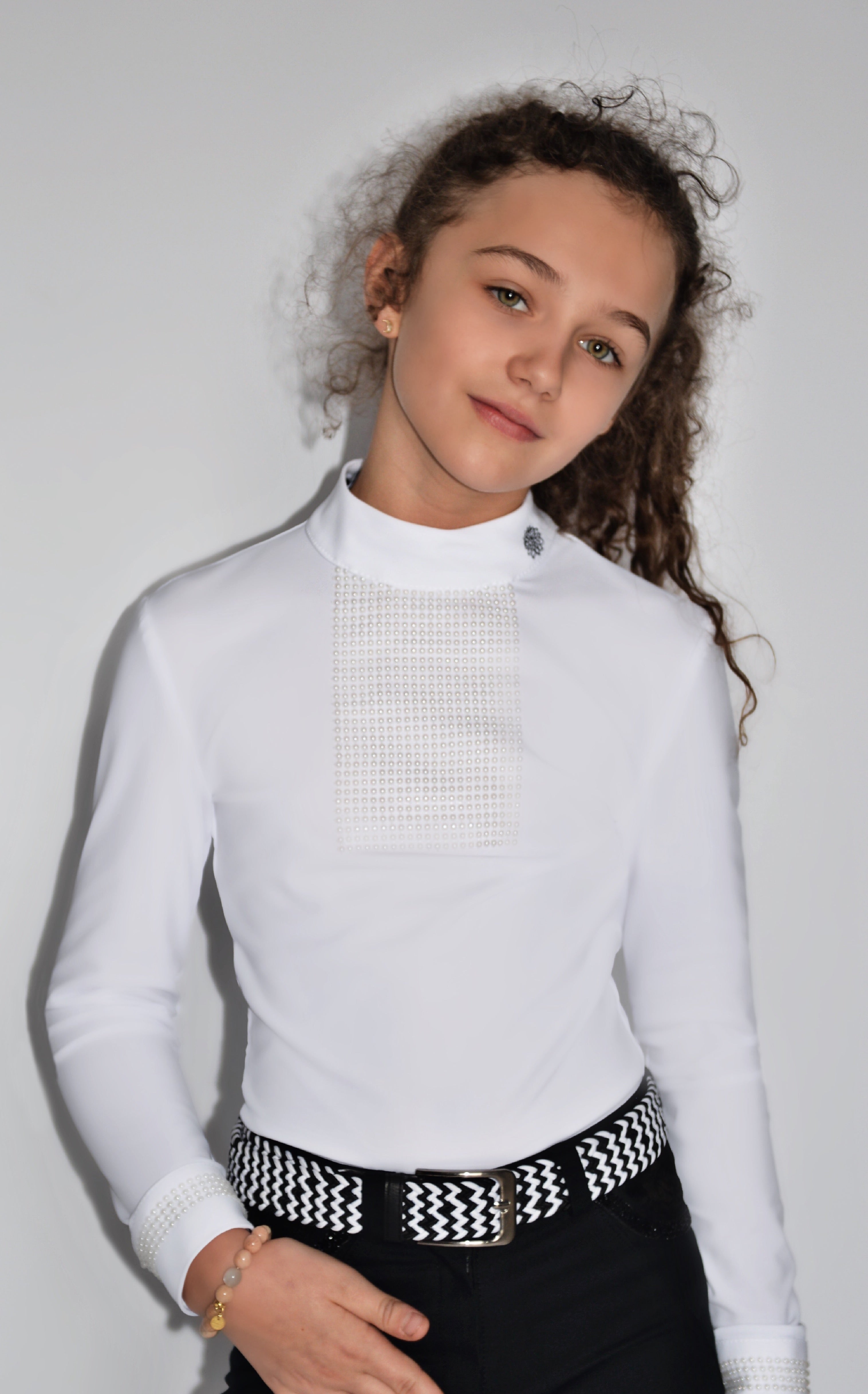 Children's Equestrian Show Shirt JADORE KIDS Design By Dalia - Equiluxe Tack - Equiluxe Tack