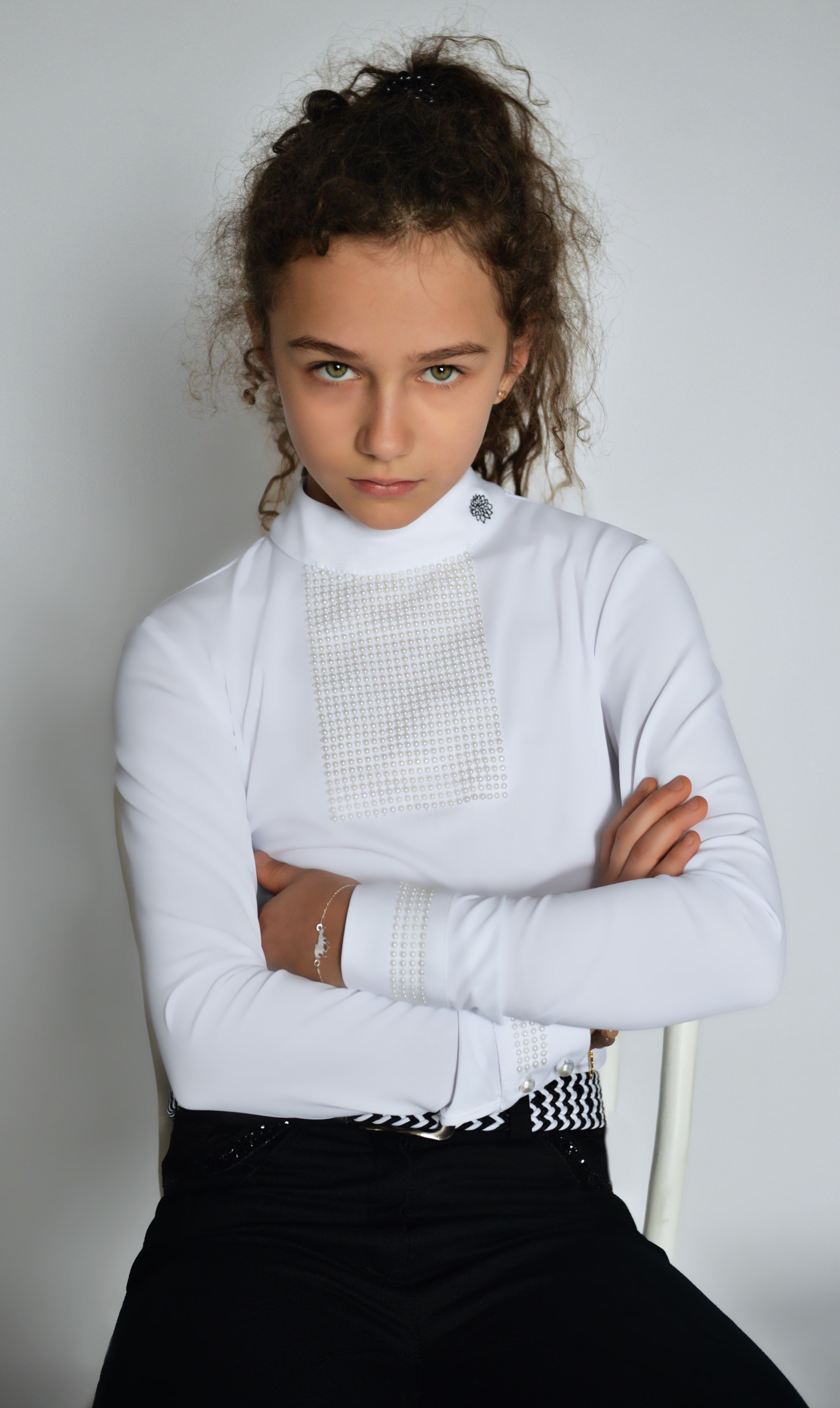 Children's Equestrian Show Shirt JADORE KIDS Design By Dalia - Equiluxe Tack - Equiluxe Tack