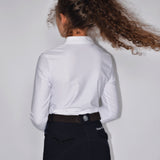 Children's Equestrian Show Shirt White BLACKBERRY KIDS Design By Dalia - Equiluxe Tack - Equiluxe Tack