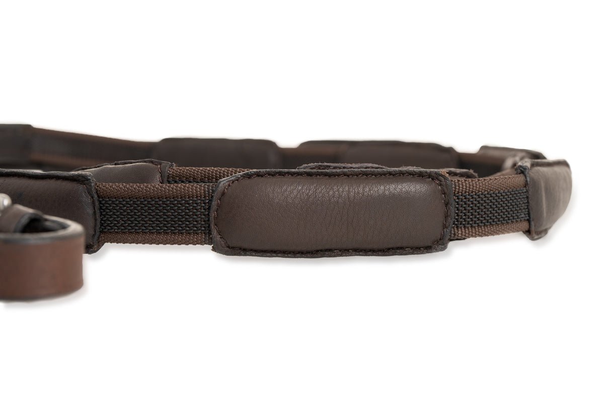 Comfort Connect Rein - Intermittent Padding for Equal Rein Length and Hand Support - CorrectConnect - Equiluxe Tack