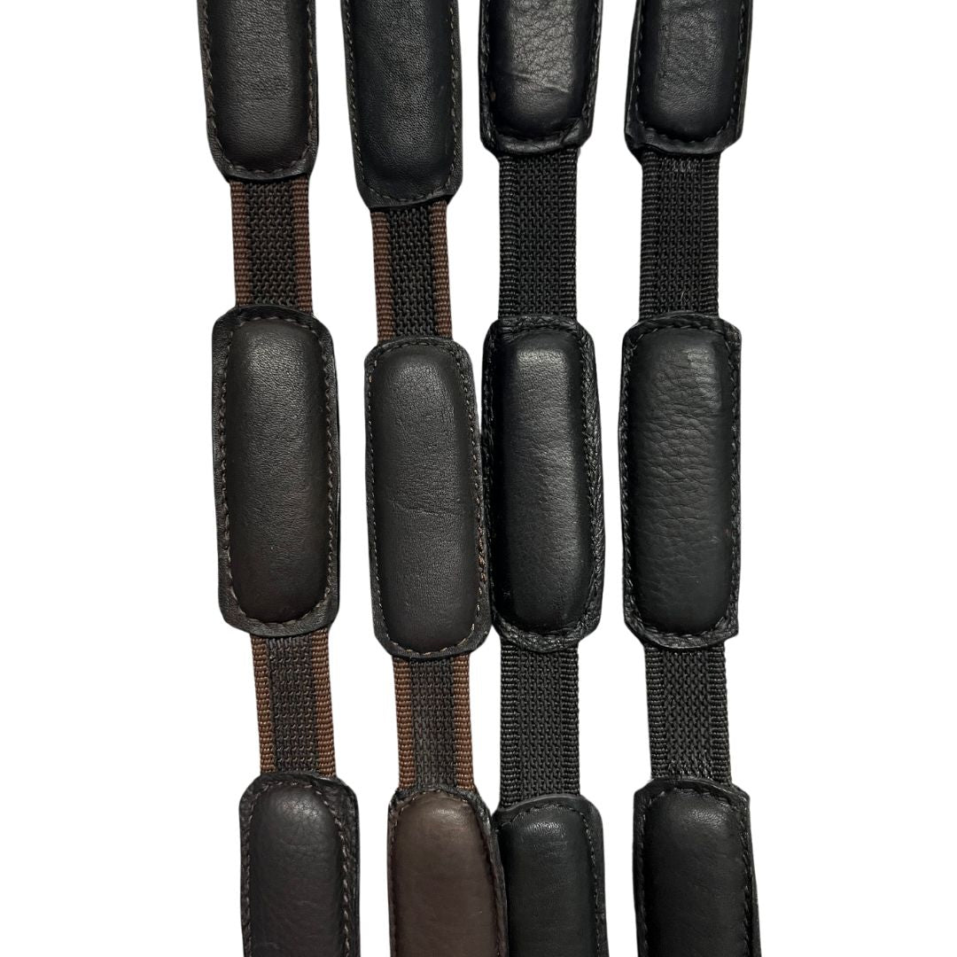 Comfort Connect Rein - Intermittent Padding for Equal Rein Length and Hand Support - CorrectConnect - Equiluxe Tack
