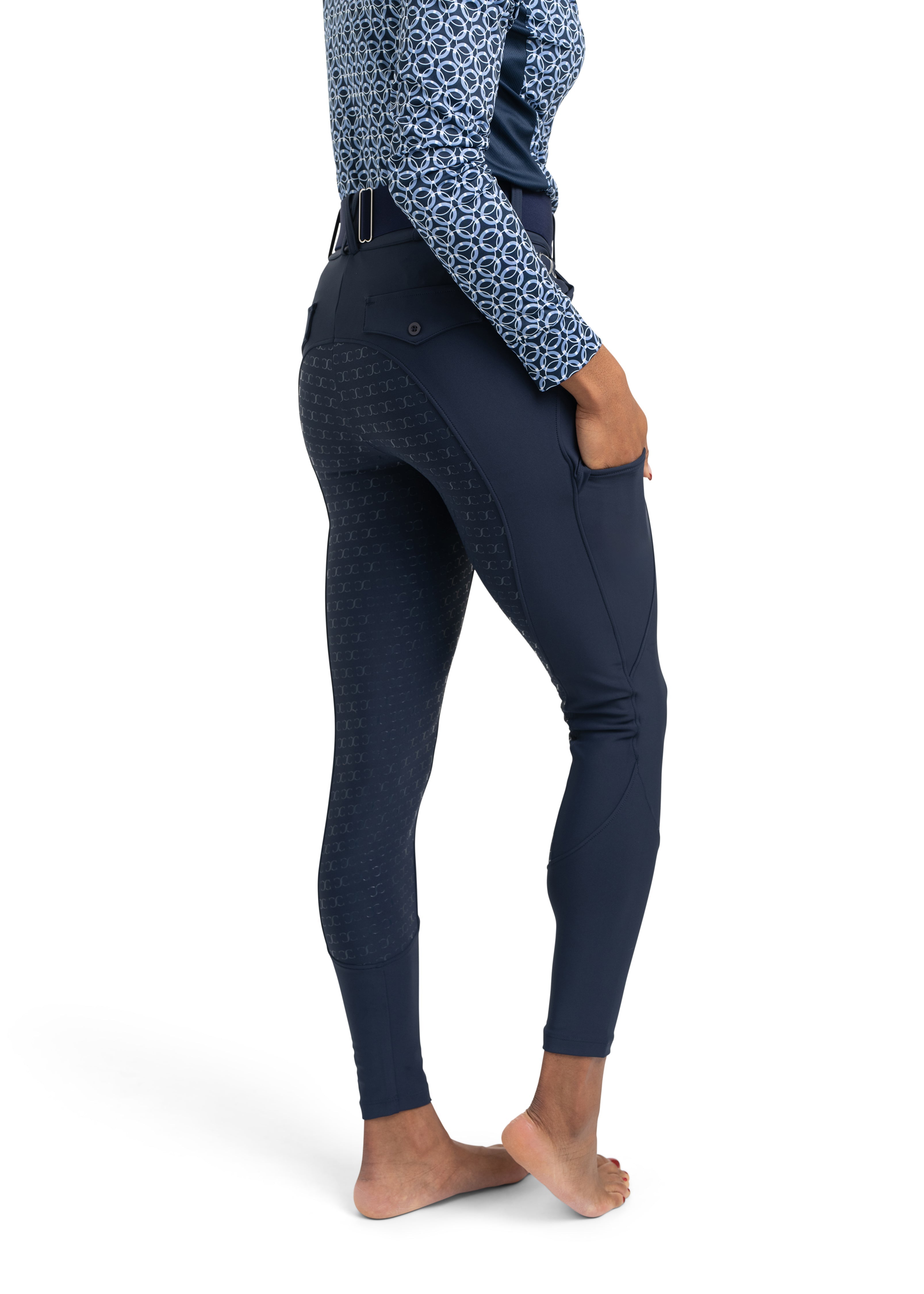 CorrectConnect Blue Opal Just Right Summer Breeches + Free Bit Belt - CorrectConnect - Equiluxe Tack