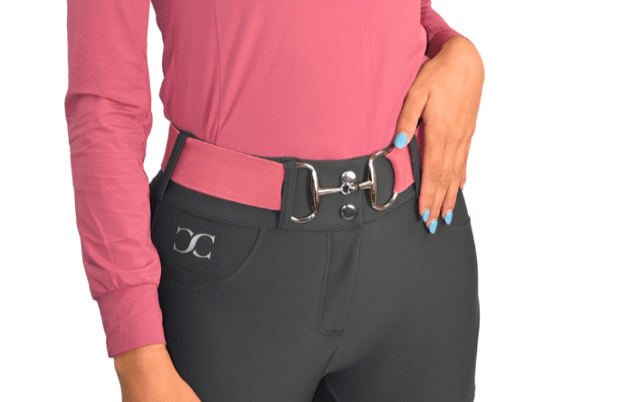 CorrectConnect Burgundy Just Right Summer Breeches + Free Bit Belt - CorrectConnect - Equiluxe Tack