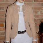 Dalia Design 'AURORA' Show Shirt - White & Pink - Dalia Design - Equiluxe Tack