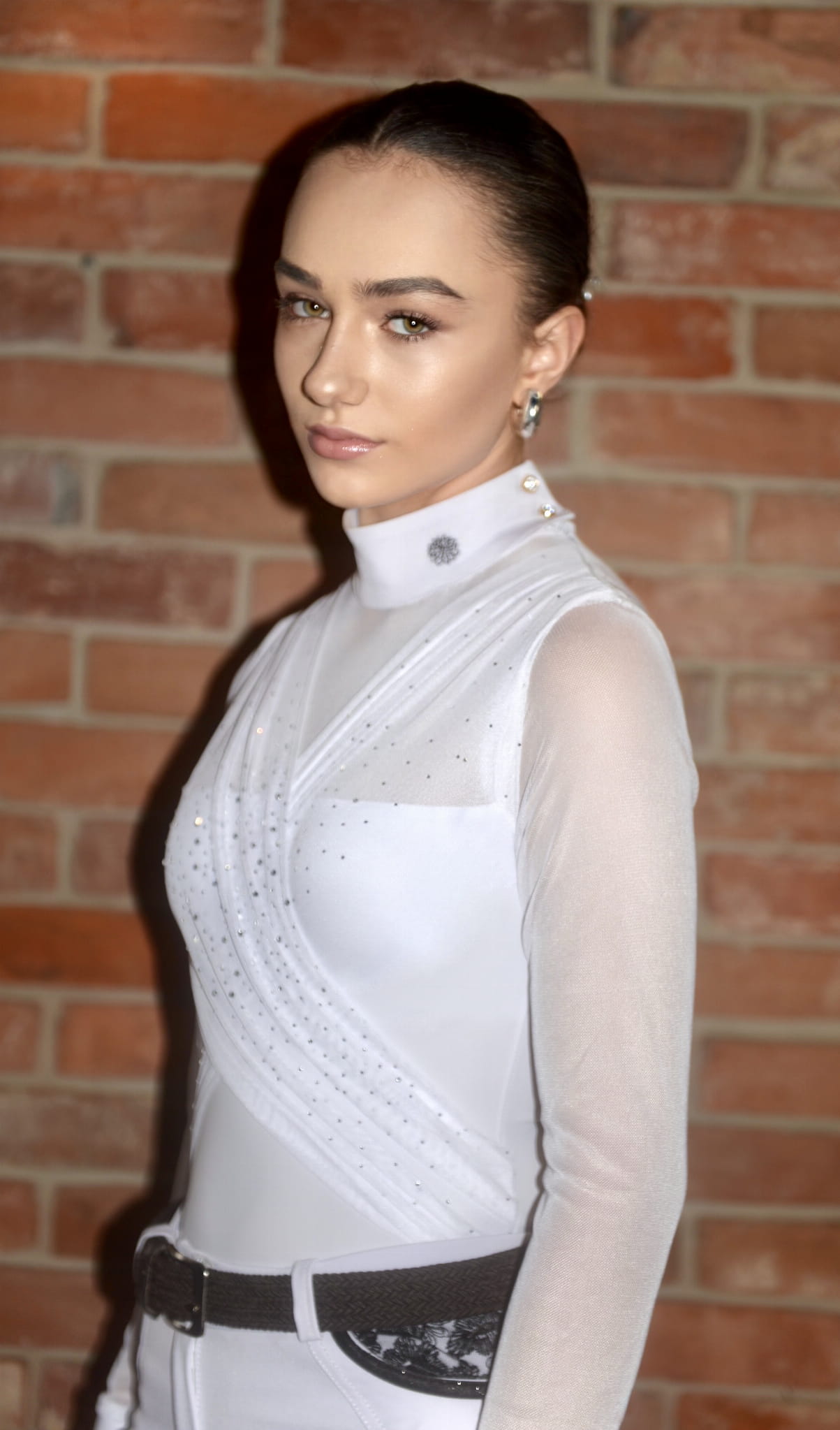 Dalia Design 'BELLE' Show Shirt - White - Dalia Design - Equiluxe Tack