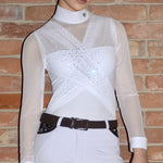 Dalia Design 'BELLE' Show Shirt - White - Dalia Design - Equiluxe Tack