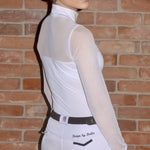 Dalia Design 'BELLE' Show Shirt - White - Dalia Design - Equiluxe Tack