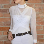 Dalia Design 'BELLE' Show Shirt - White - Dalia Design - Equiluxe Tack