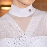 Dalia Design 'BELLE' Show Shirt - White - Dalia Design - Equiluxe Tack