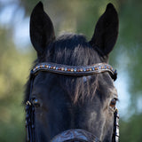 Halter Ego Aspen Leather Snaffle Bridle with Removable Flash
