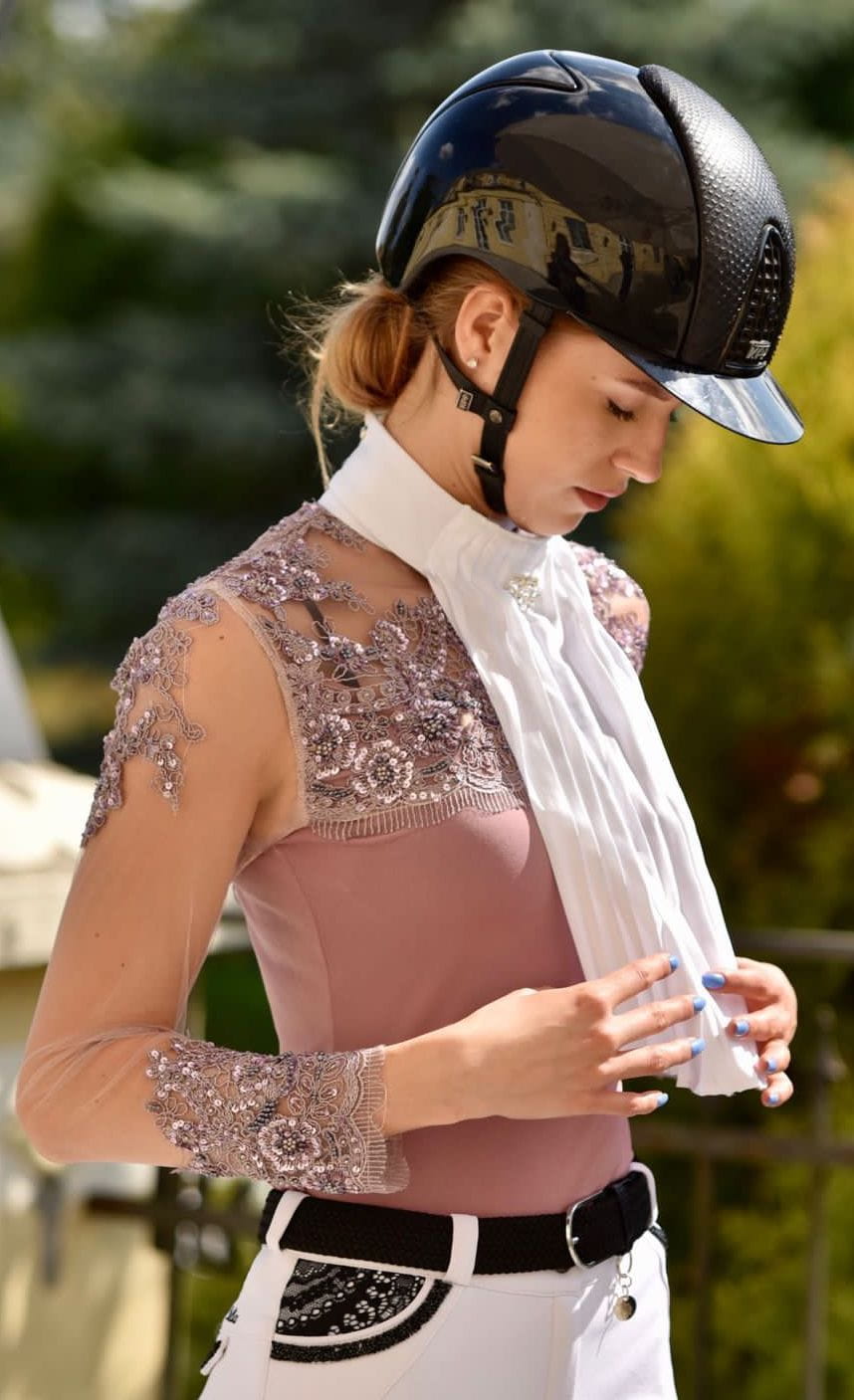 Dressage ELMA Plastron Design By Dalia - Equiluxe Tack - Equiluxe Tack