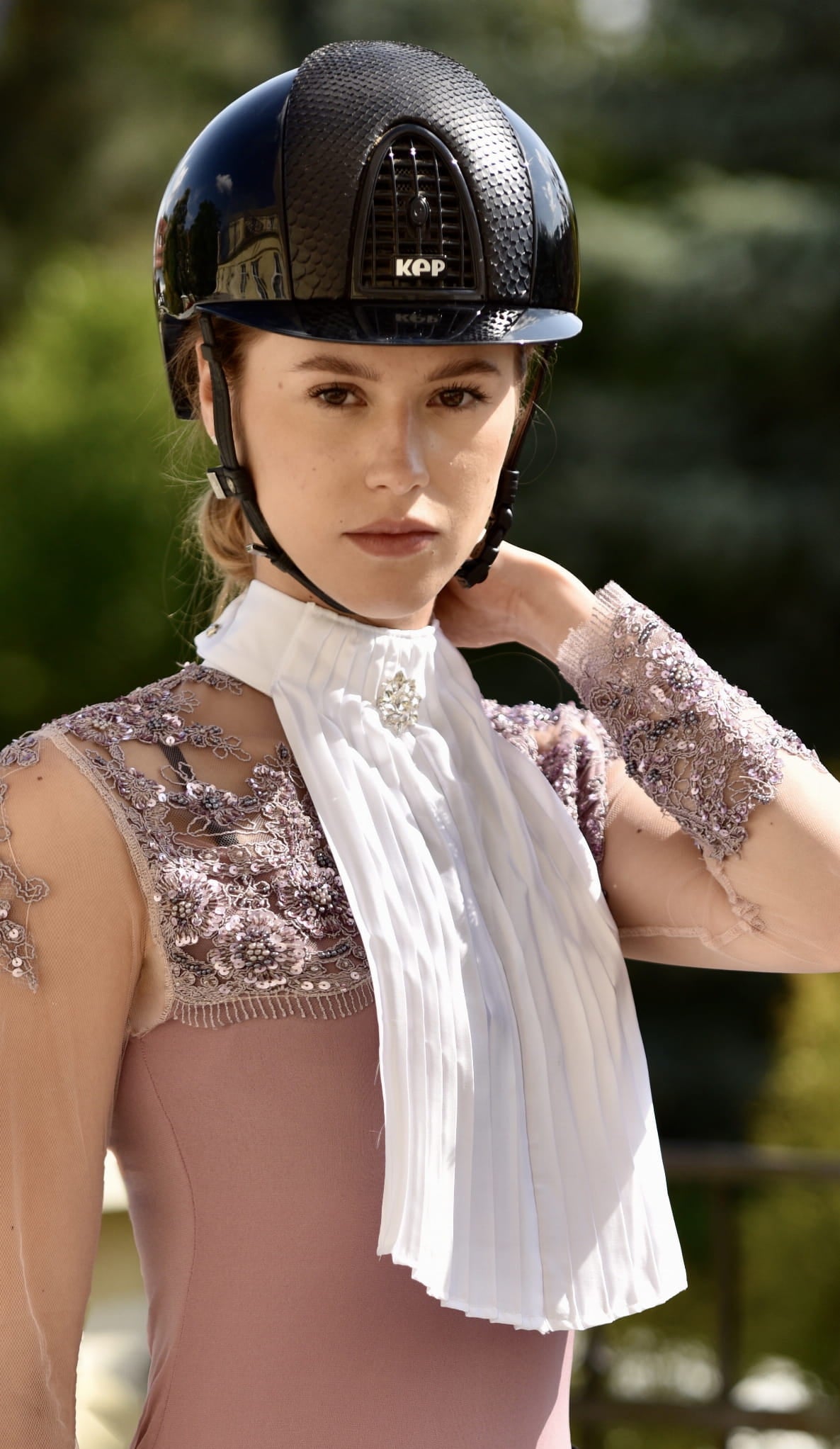 Dressage ELMA Plastron Design By Dalia - Equiluxe Tack - Equiluxe Tack