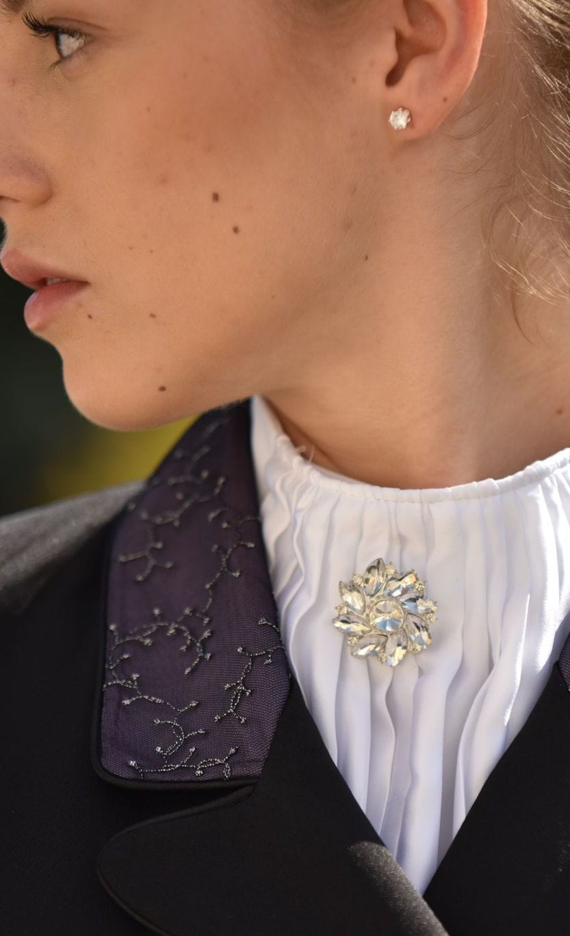 Dressage ELMA Plastron Design By Dalia - Equiluxe Tack - Equiluxe Tack