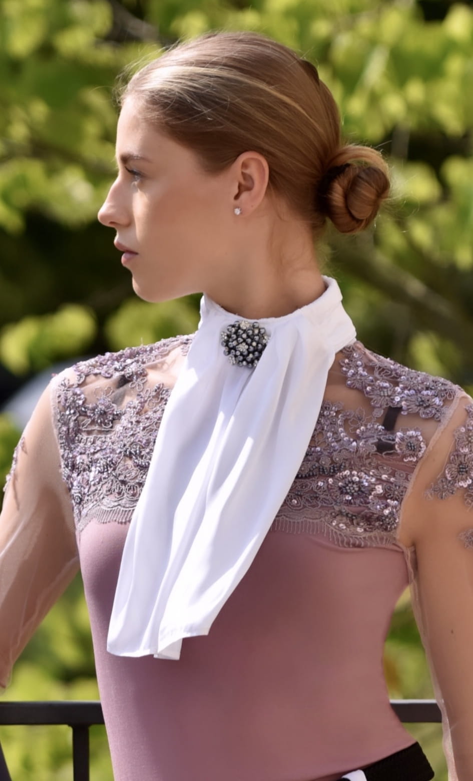 Dressage ELSIE Plastron Design By Dalia - Equiluxe Tack - Equiluxe Tack