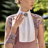 Dressage ELSIE Plastron Design By Dalia - Equiluxe Tack - Equiluxe Tack