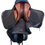 Durousset Le Galop Saddle Backpack - Navy Blue - Durousset - Equiluxe Tack