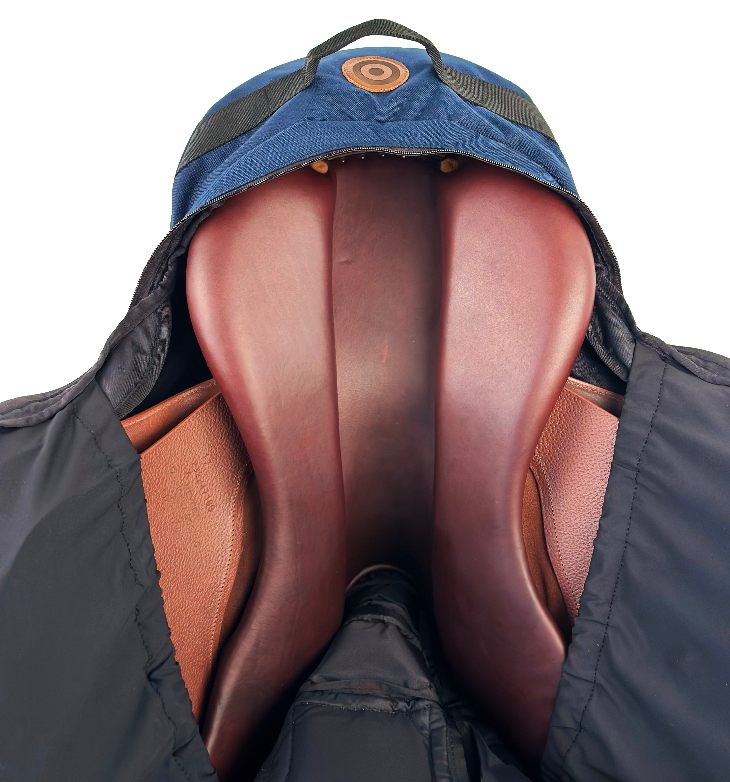 Durousset Le Galop Saddle Backpack - Navy Blue - Durousset - Equiluxe Tack