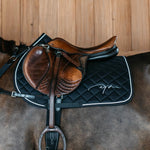 Dy'on Diamond Saddle Pad Jumping - Black - Dy'on - Equiluxe Tack