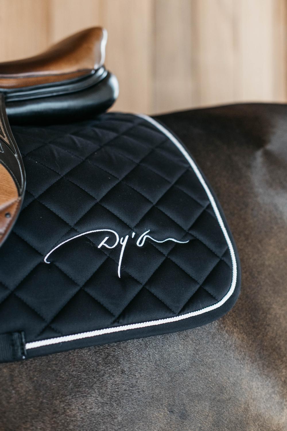 Dy'on Diamond Saddle Pad Jumping - Black - Dy'on - Equiluxe Tack