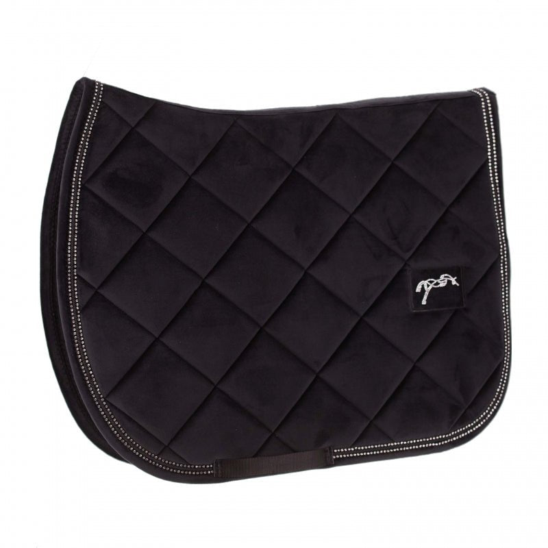Eden by Pénélope New Strass Saddle Pad - Black - Pénélope - Equiluxe Tack