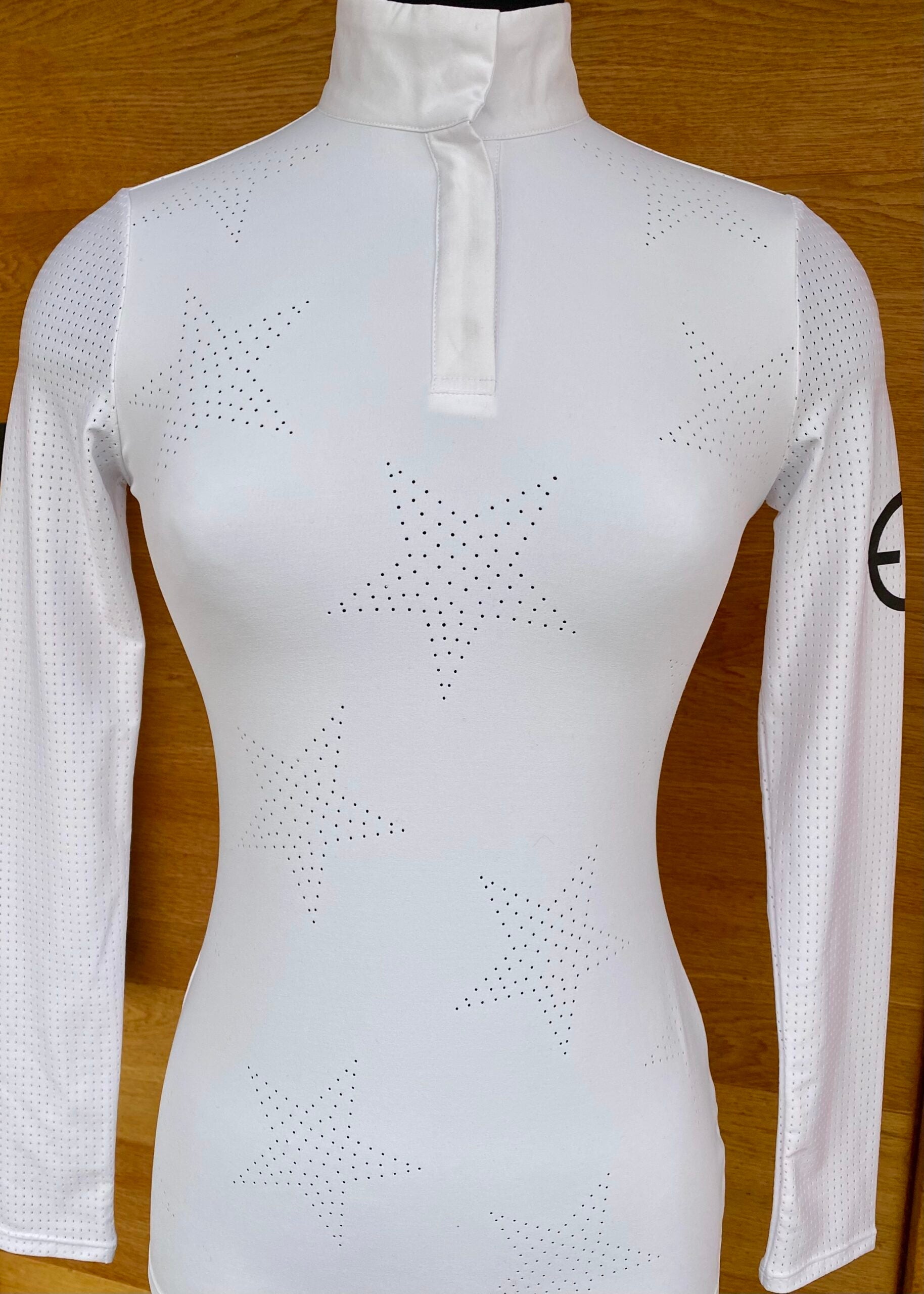 Equestrian Club Star Perforated Show Shirt - Equestrian Club - Equiluxe Tack