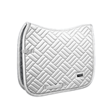 Equestrian Stockholm Dressage Saddle Pad Modern White Perfection - Equestrian Stockholm - Equiluxe Tack