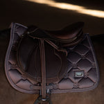 Equestrian Stockholm Jump Saddle Pad Dark Violet - Equestrian Stockholm - Equiluxe Tack