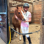 EQUESTRIANCLUB LIL’LENNA Short Sleeve - White/Pink - Equestrian Club - Equiluxe Tack