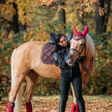 Equestroom Burgundy Fly Hat - Equestroom - Equiluxe Tack