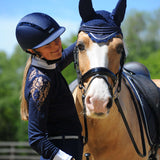 Equestroom Deep Sapphire Saddle Pad Set - Equestroom - Equiluxe Tack