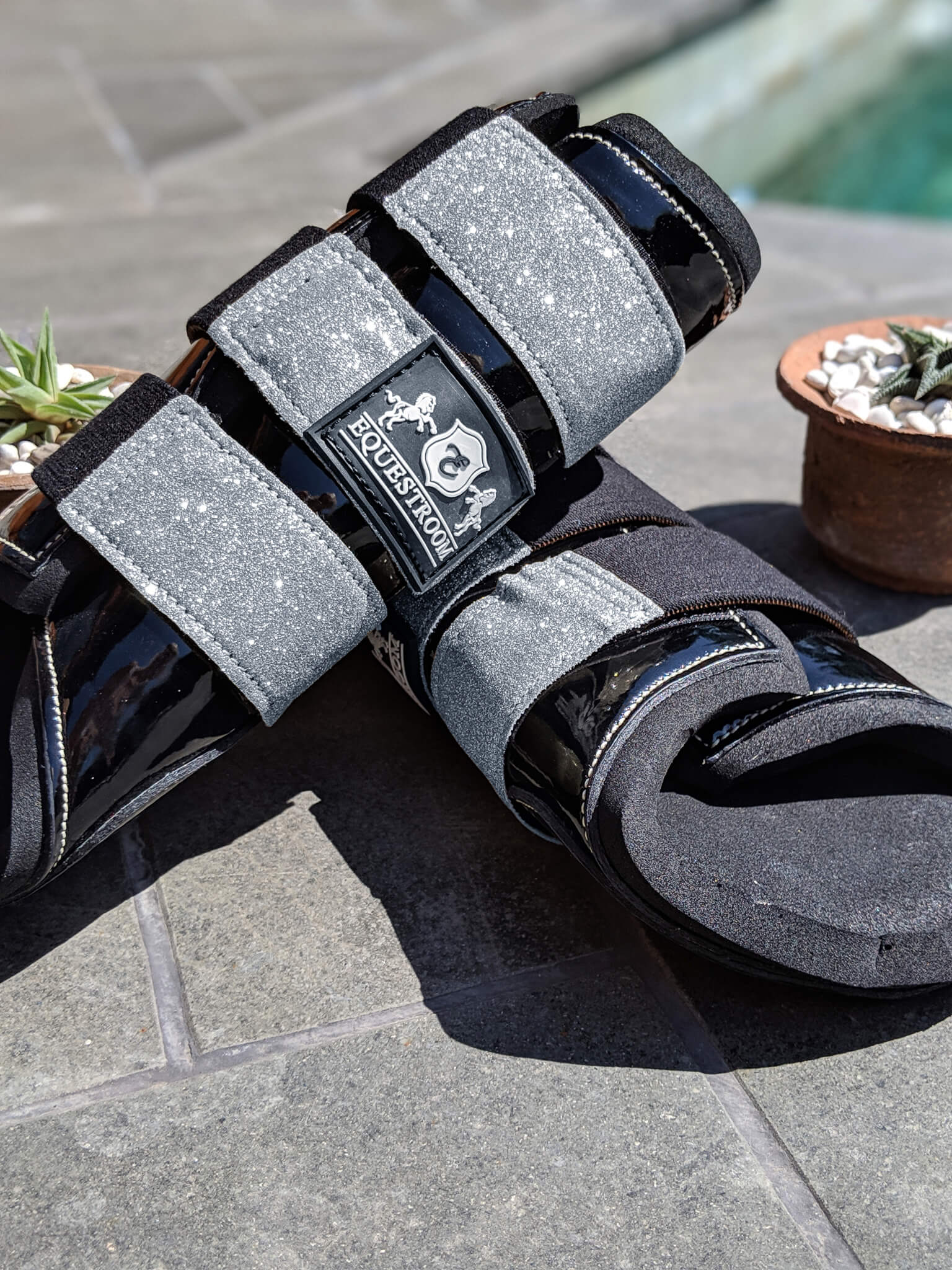 Equestroom Royal Silver Brushing Boots - Equestroom - Equiluxe Tack