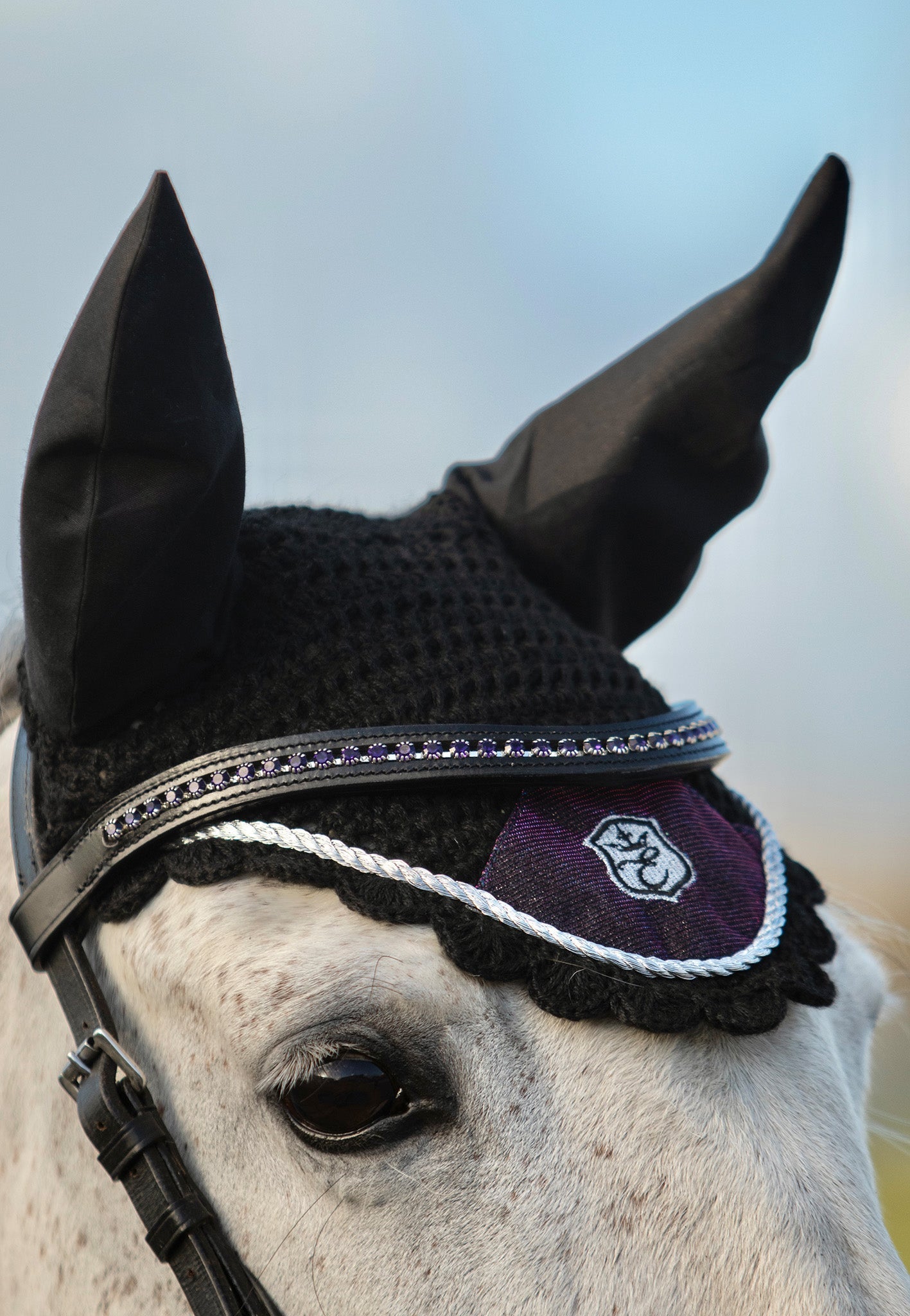 Equestroom Ultraviolet Fly Hat - Equestroom - Equiluxe Tack
