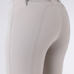 Equiline Ash "Black Triangle" Women's Riding Breeches - Beige - Equiline - Equiluxe Tack
