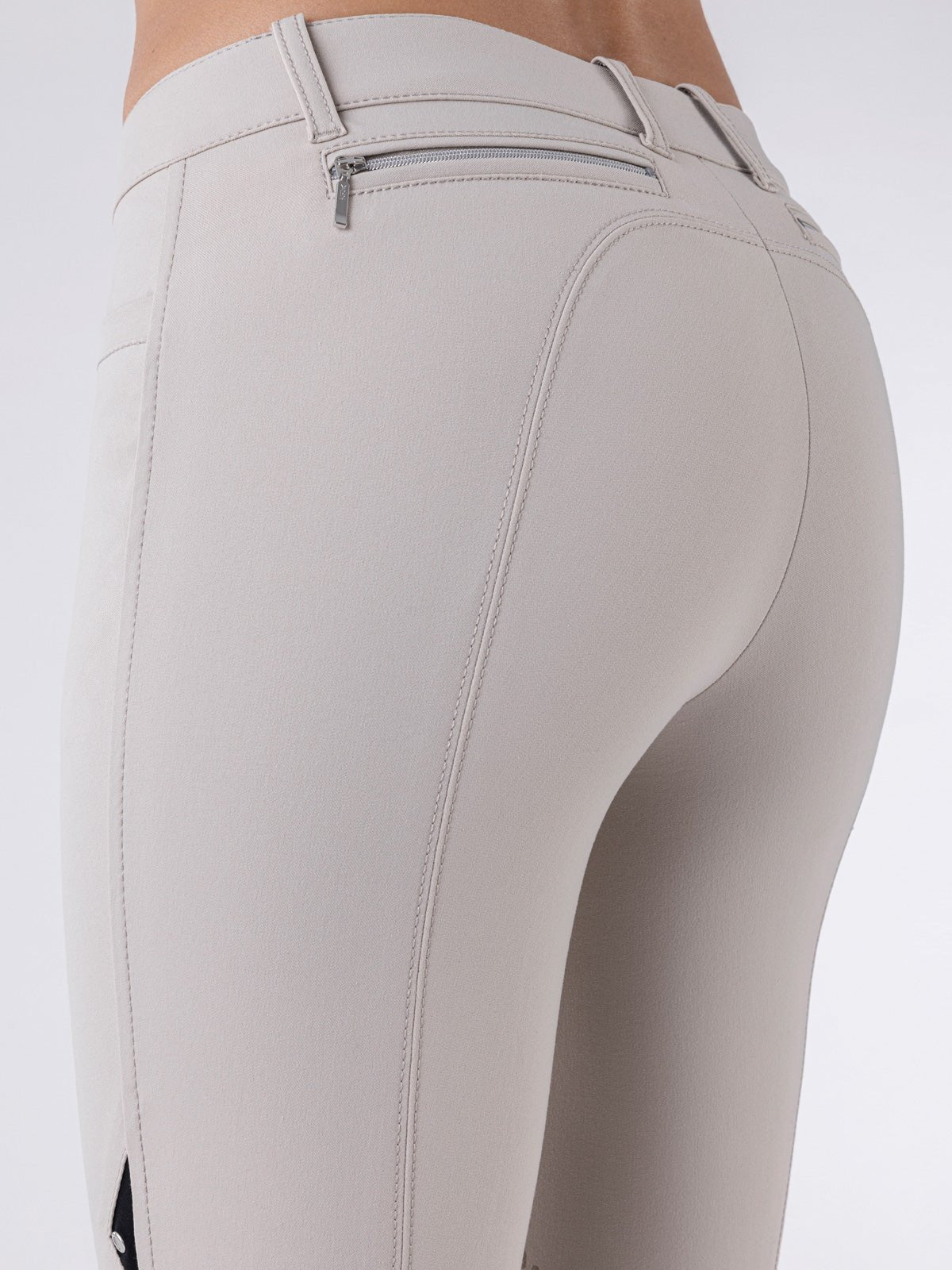 Equiline Ash "Black Triangle" Women's Riding Breeches - Beige - Equiline - Equiluxe Tack