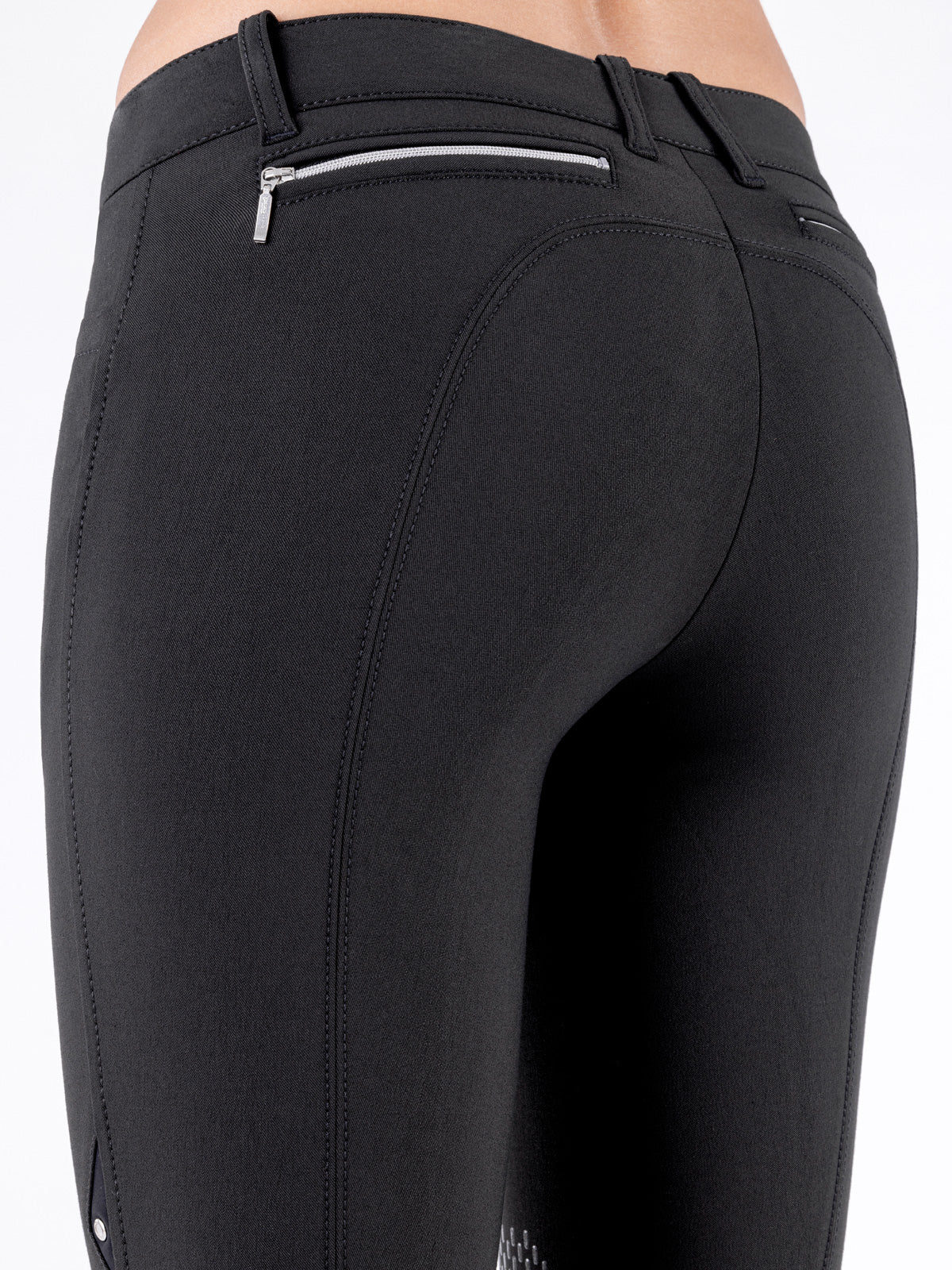 Equiline Ash "Black Triangle" Women's Riding Breeches - Black - Equiline - Equiluxe Tack