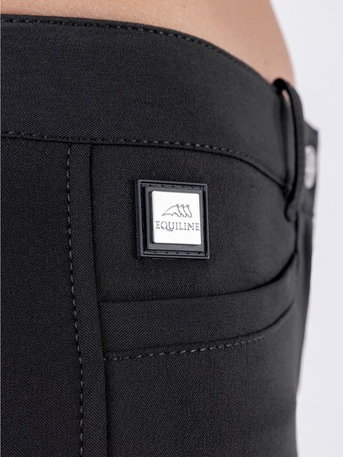 Equiline Ash "Black Triangle" Women's Riding Breeches - Black - Equiline - Equiluxe Tack