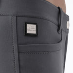 Equiline Ash "Black Triangle" Women's Riding Breeches - Grey - Equiline - Equiluxe Tack