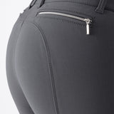 Equiline Ash "Black Triangle" Women's Riding Breeches - Grey - Equiline - Equiluxe Tack