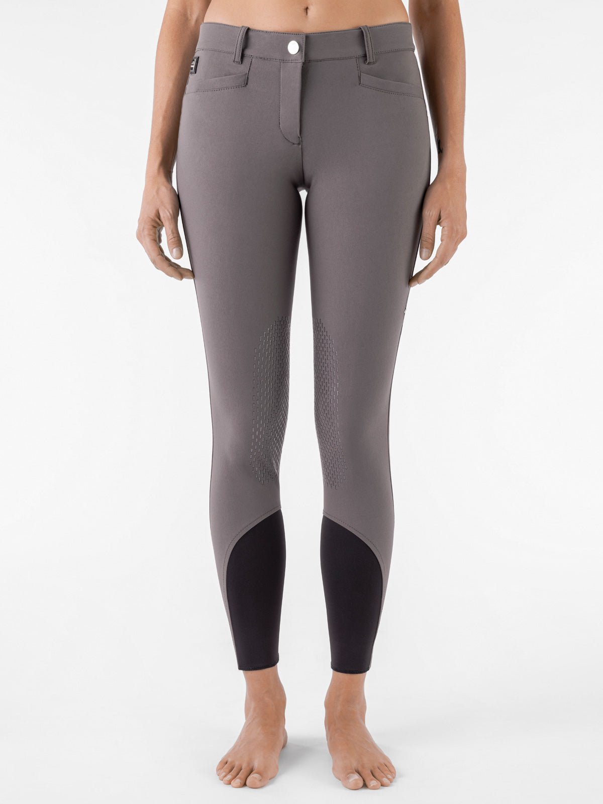 Equiline Ash "Black Triangle" Women's Riding Breeches - Marsh - Equiline - Equiluxe Tack