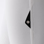 Equiline Ash "Black Triangle" Women's Riding Breeches - White - Equiline - Equiluxe Tack
