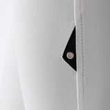 Equiline Ash "Black Triangle" Women's Riding Breeches - White - Equiline - Equiluxe Tack